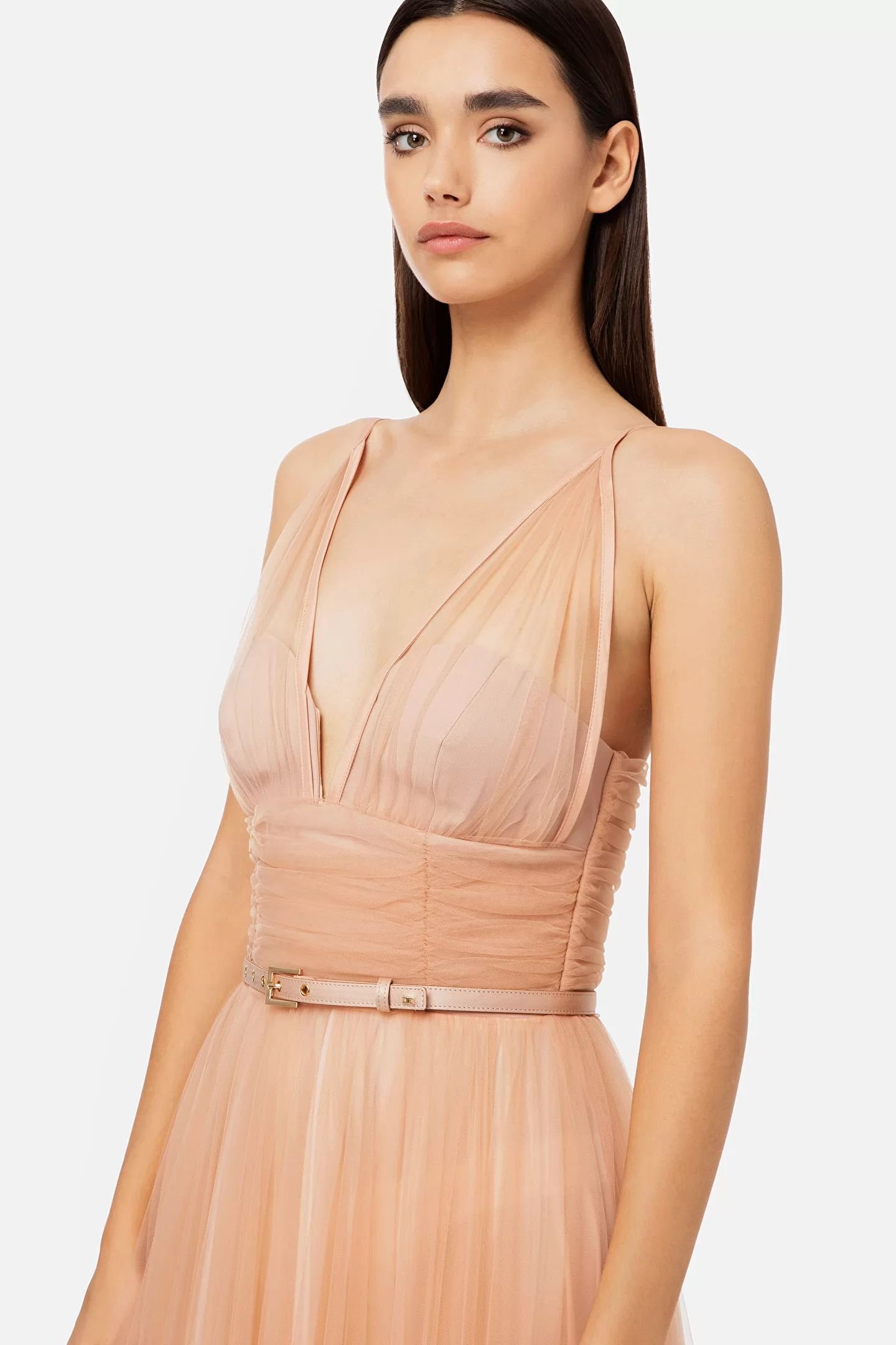 Abito in deals tulle elisabetta franchi