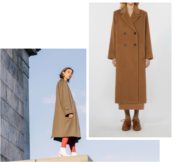 Focus in Cappotto Max Mara Cammello